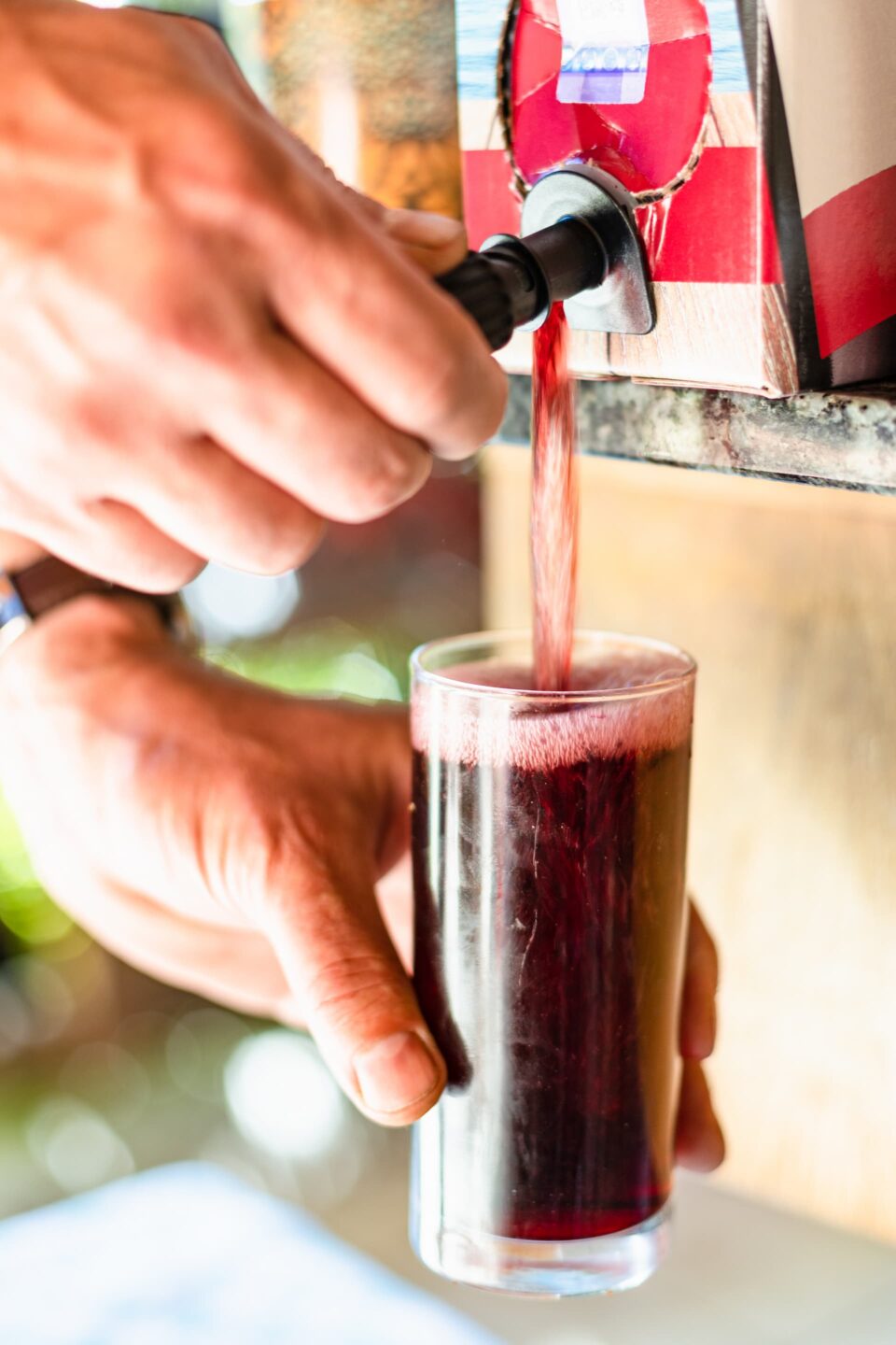 Vino de caja de cartón